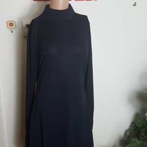 Topshop Navy Blue Dress